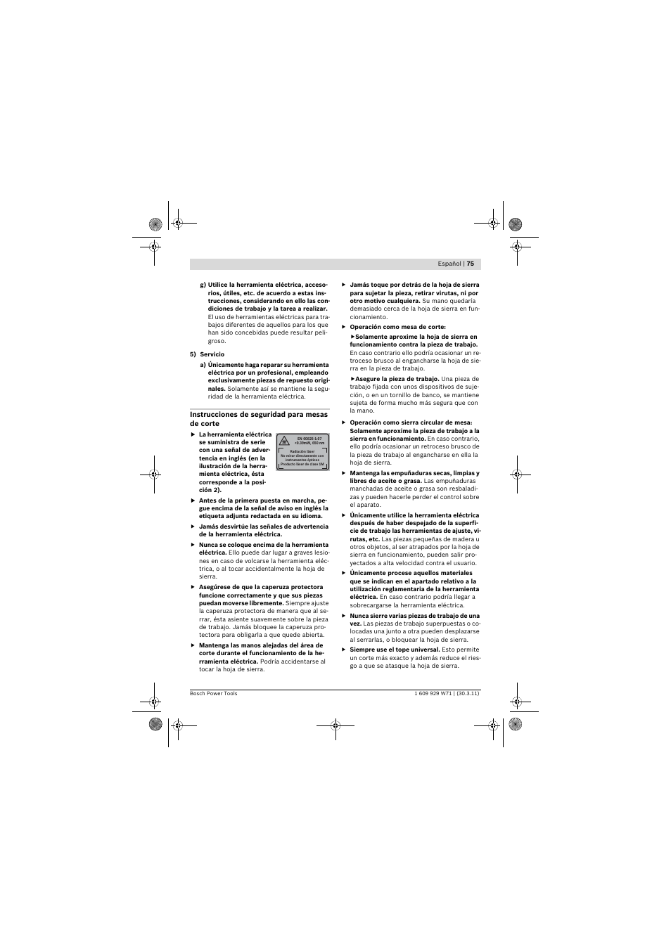 Bosch PPS 7S User Manual | Page 75 / 537