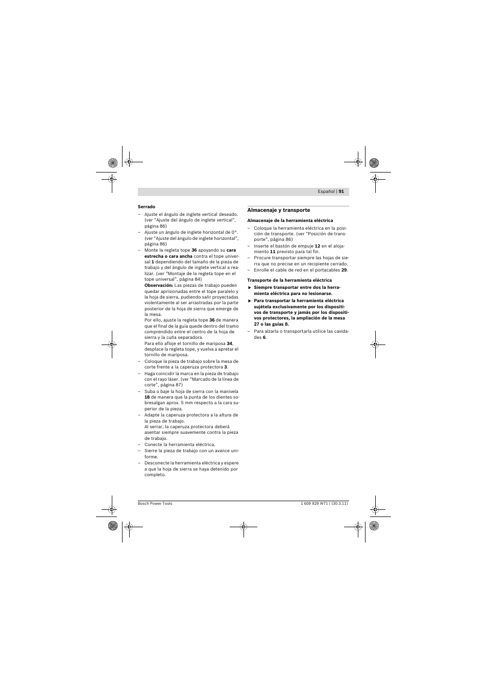 Bosch PPS 7S User Manual | Page 91 / 537