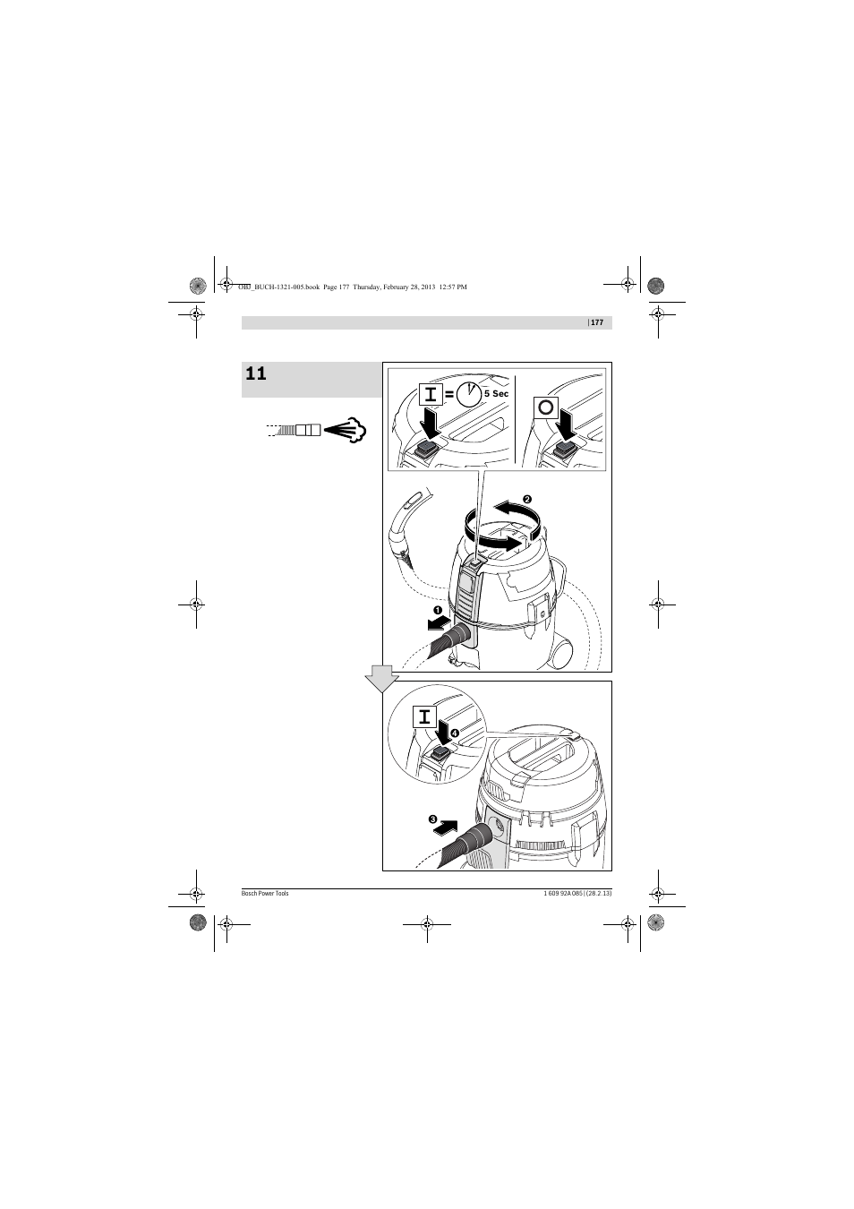 Bosch GAS 20 L SFC Professional User Manual | Page 177 / 184