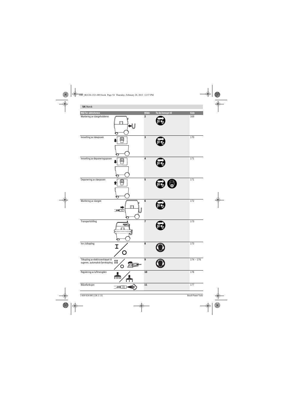 Bosch GAS 20 L SFC Professional User Manual | Page 54 / 184