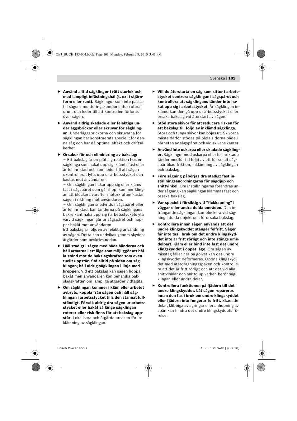 Bosch GKS 160 Professional User Manual | Page 101 / 333