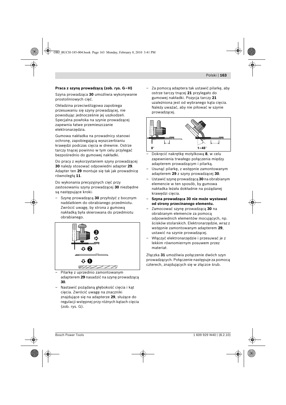 Bosch GKS 160 Professional User Manual | Page 163 / 333