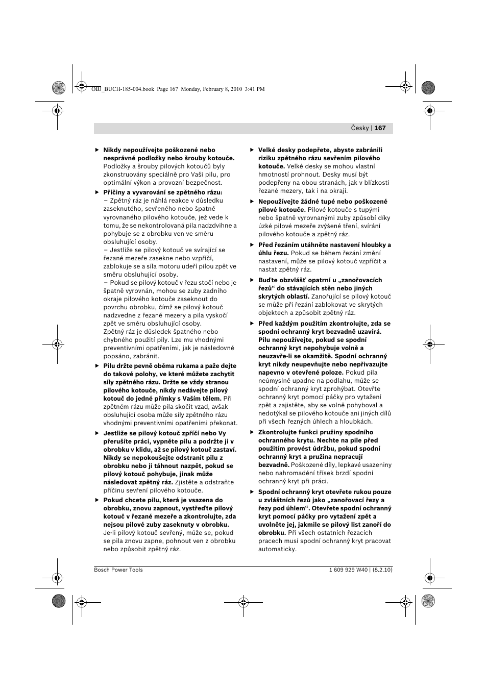 Bosch GKS 160 Professional User Manual | Page 167 / 333