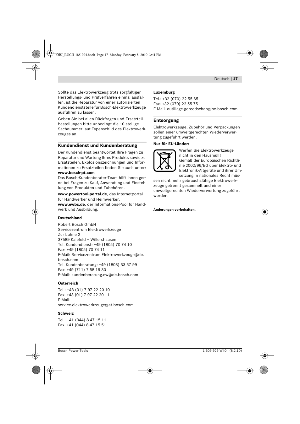 Bosch GKS 160 Professional User Manual | Page 17 / 333