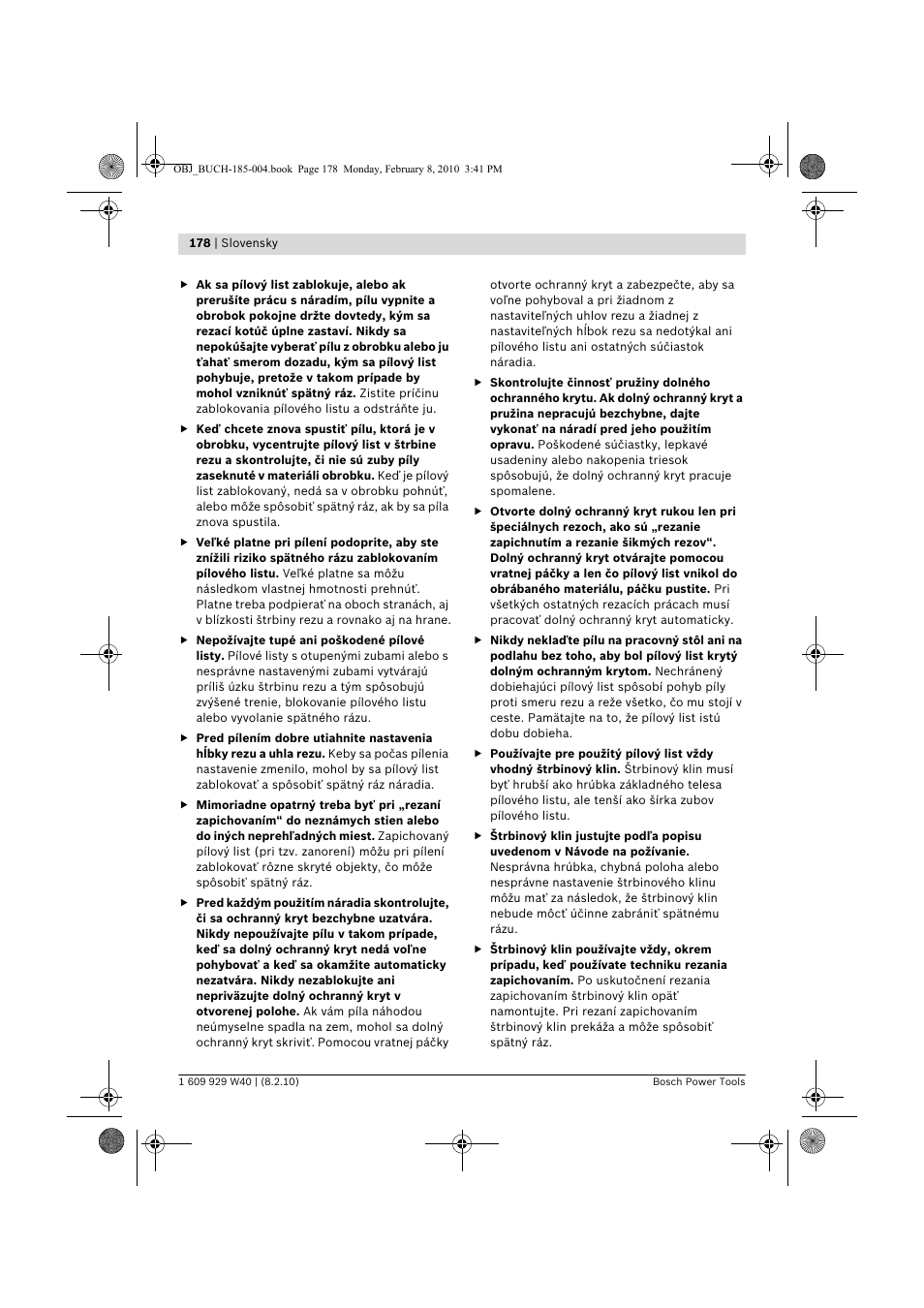 Bosch GKS 160 Professional User Manual | Page 178 / 333