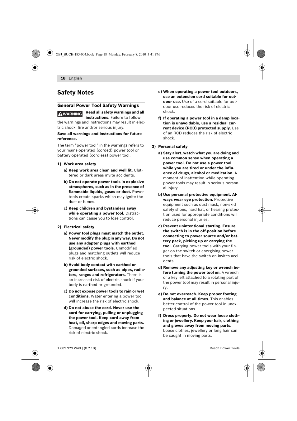 Bosch GKS 160 Professional User Manual | Page 18 / 333