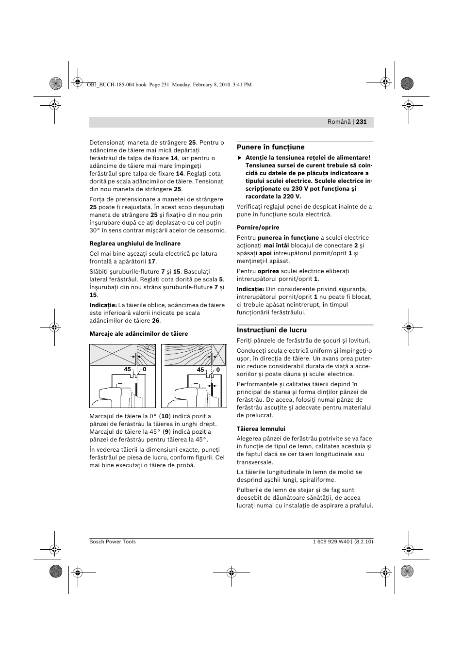 Bosch GKS 160 Professional User Manual | Page 231 / 333