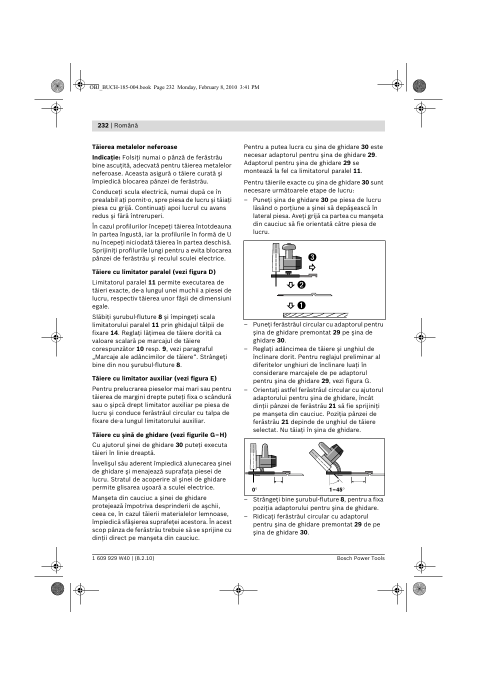 Bosch GKS 160 Professional User Manual | Page 232 / 333