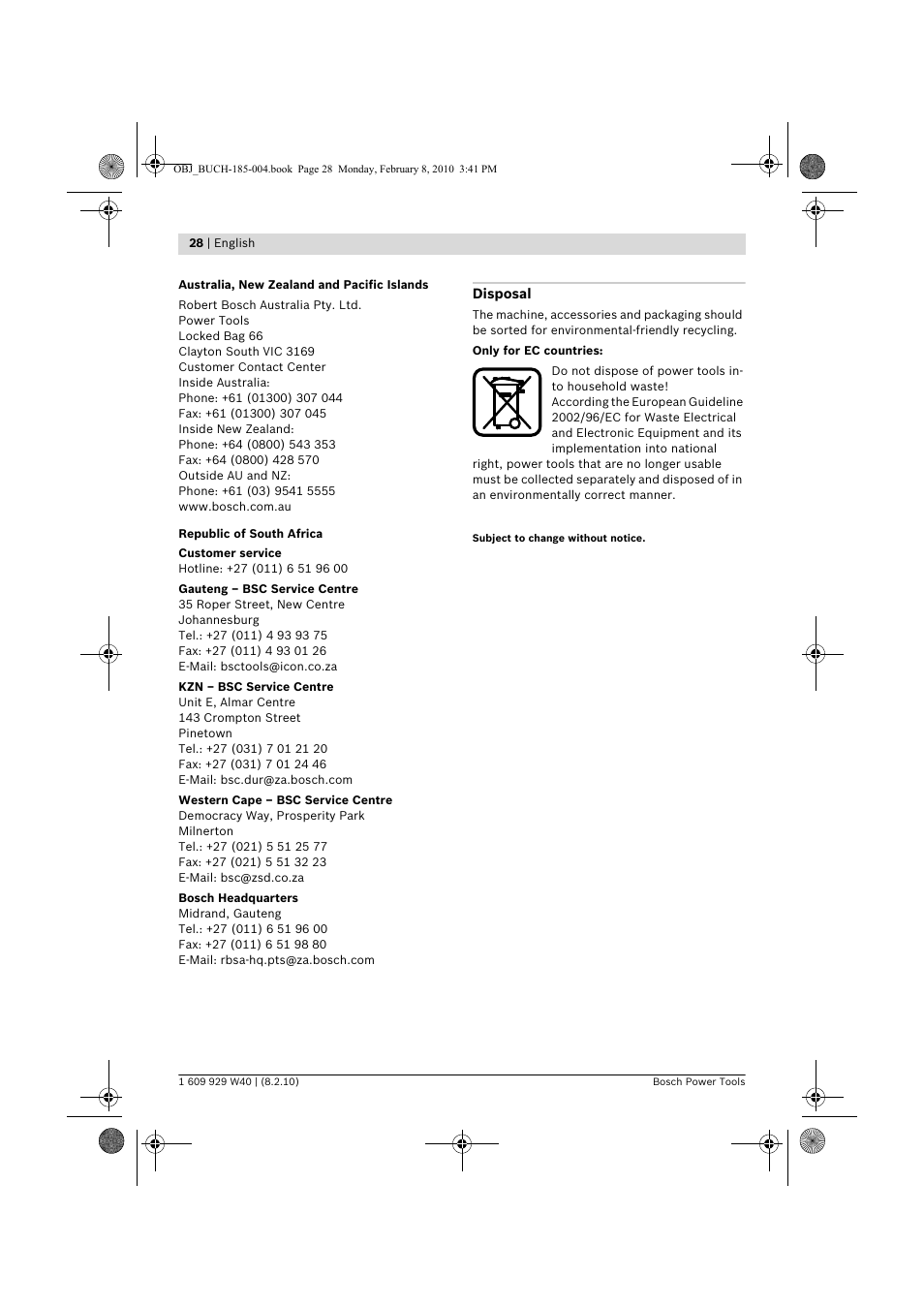 Bosch GKS 160 Professional User Manual | Page 28 / 333