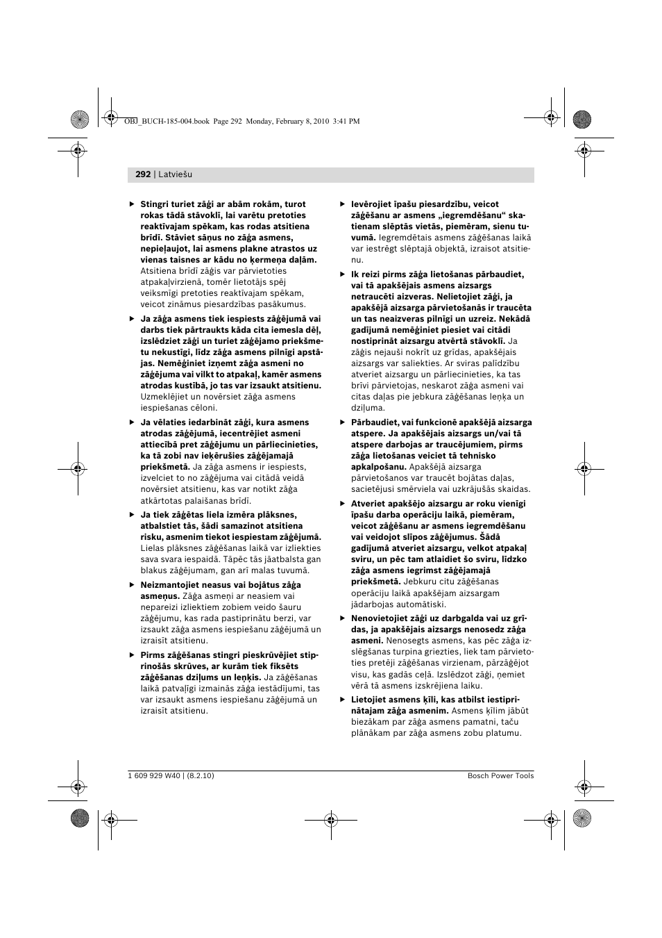 Bosch GKS 160 Professional User Manual | Page 292 / 333