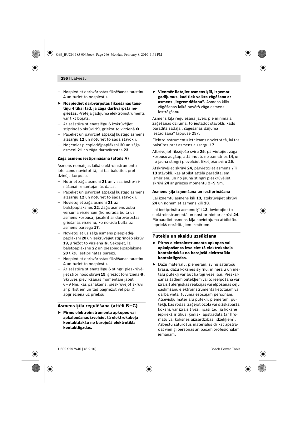 Bosch GKS 160 Professional User Manual | Page 296 / 333