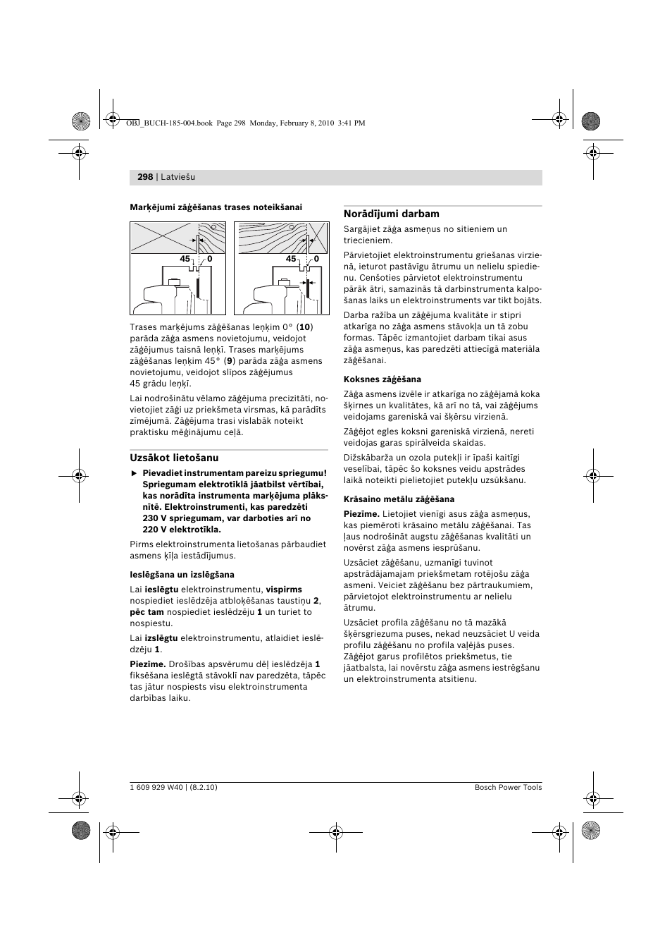 Bosch GKS 160 Professional User Manual | Page 298 / 333