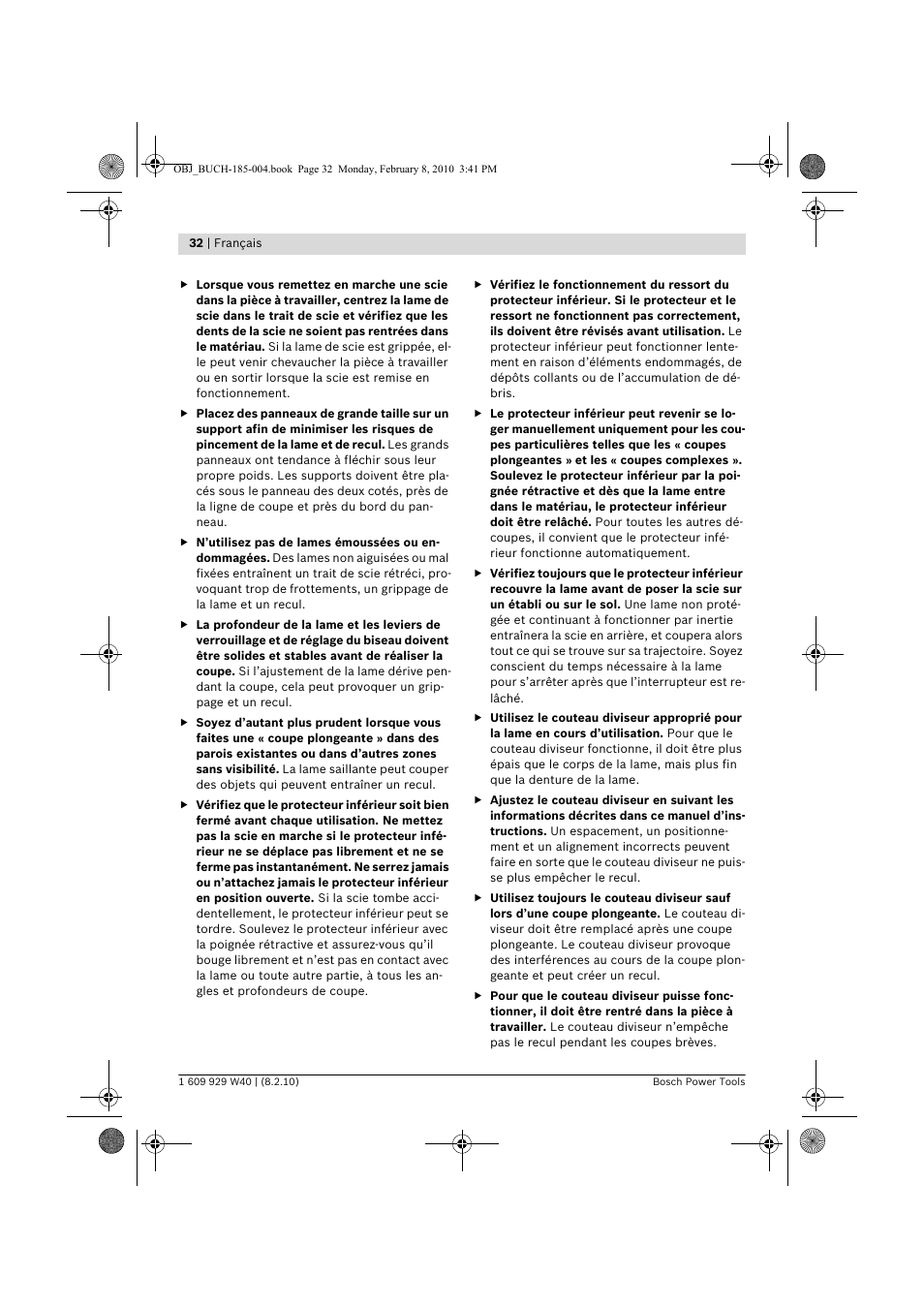 Bosch GKS 160 Professional User Manual | Page 32 / 333