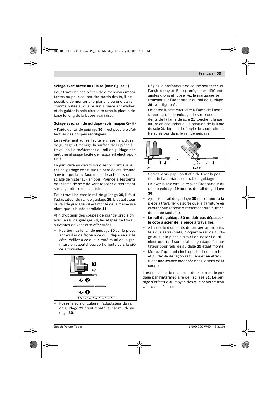 Bosch GKS 160 Professional User Manual | Page 39 / 333