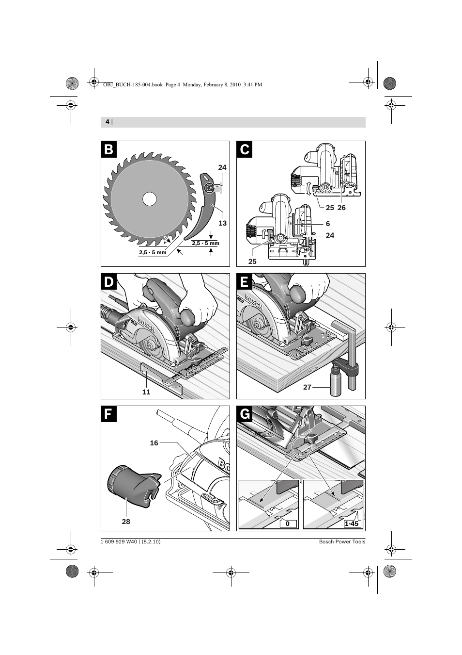 Bosch GKS 160 Professional User Manual | Page 4 / 333