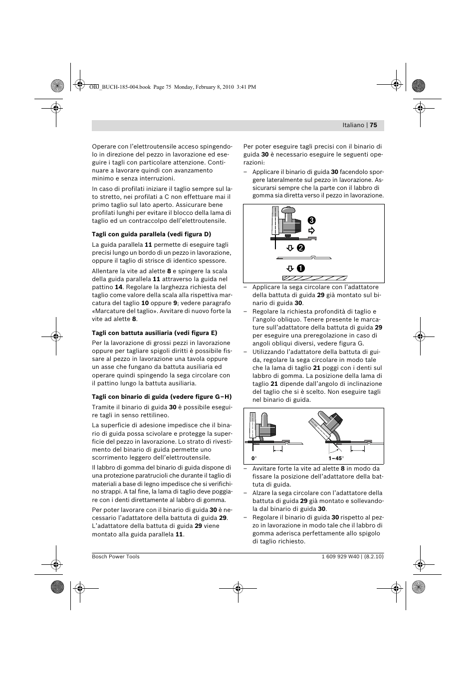 Bosch GKS 160 Professional User Manual | Page 75 / 333