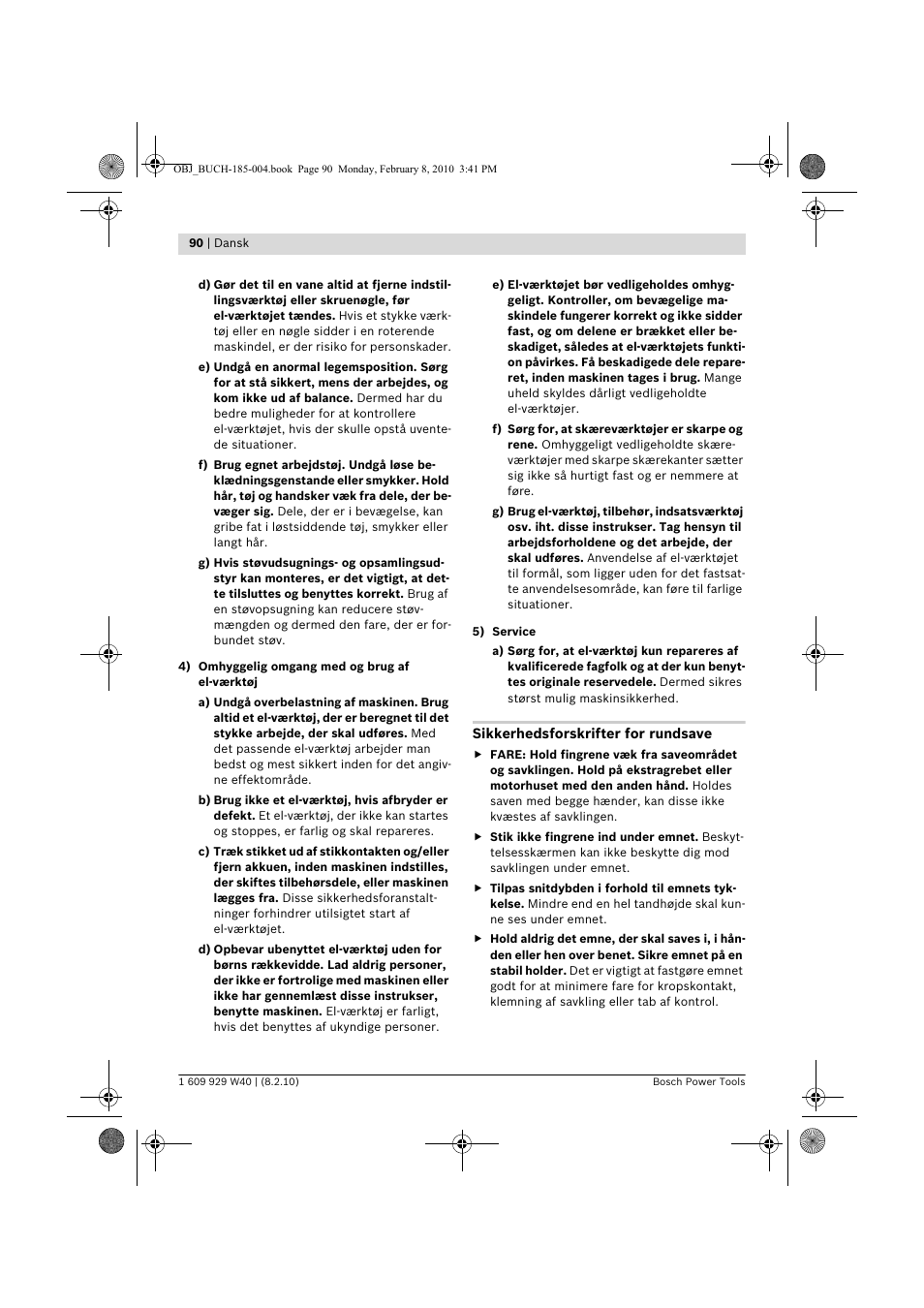 Bosch GKS 160 Professional User Manual | Page 90 / 333