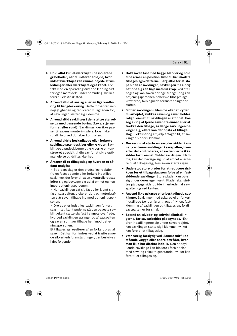 Bosch GKS 160 Professional User Manual | Page 91 / 333