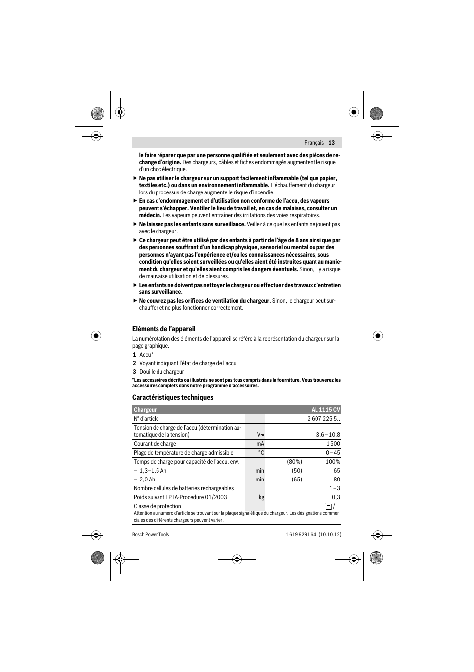 Bosch AL 1115 CV User Manual | Page 13 / 108