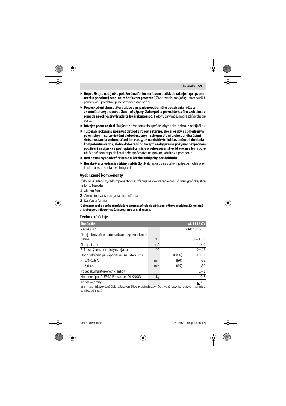 Bosch AL 1115 CV User Manual | Page 59 / 108