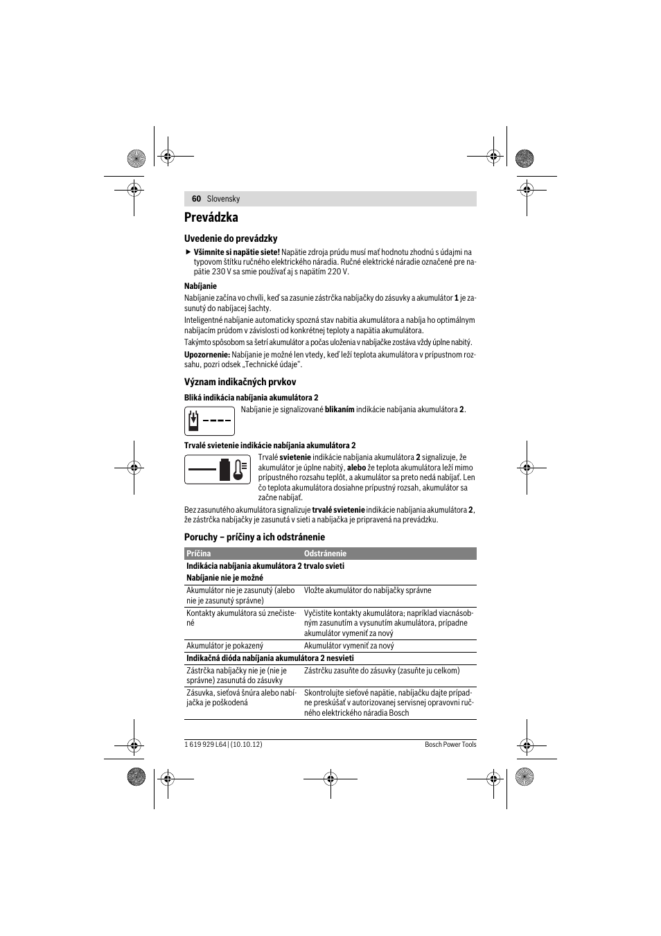 Prevádzka | Bosch AL 1115 CV User Manual | Page 60 / 108