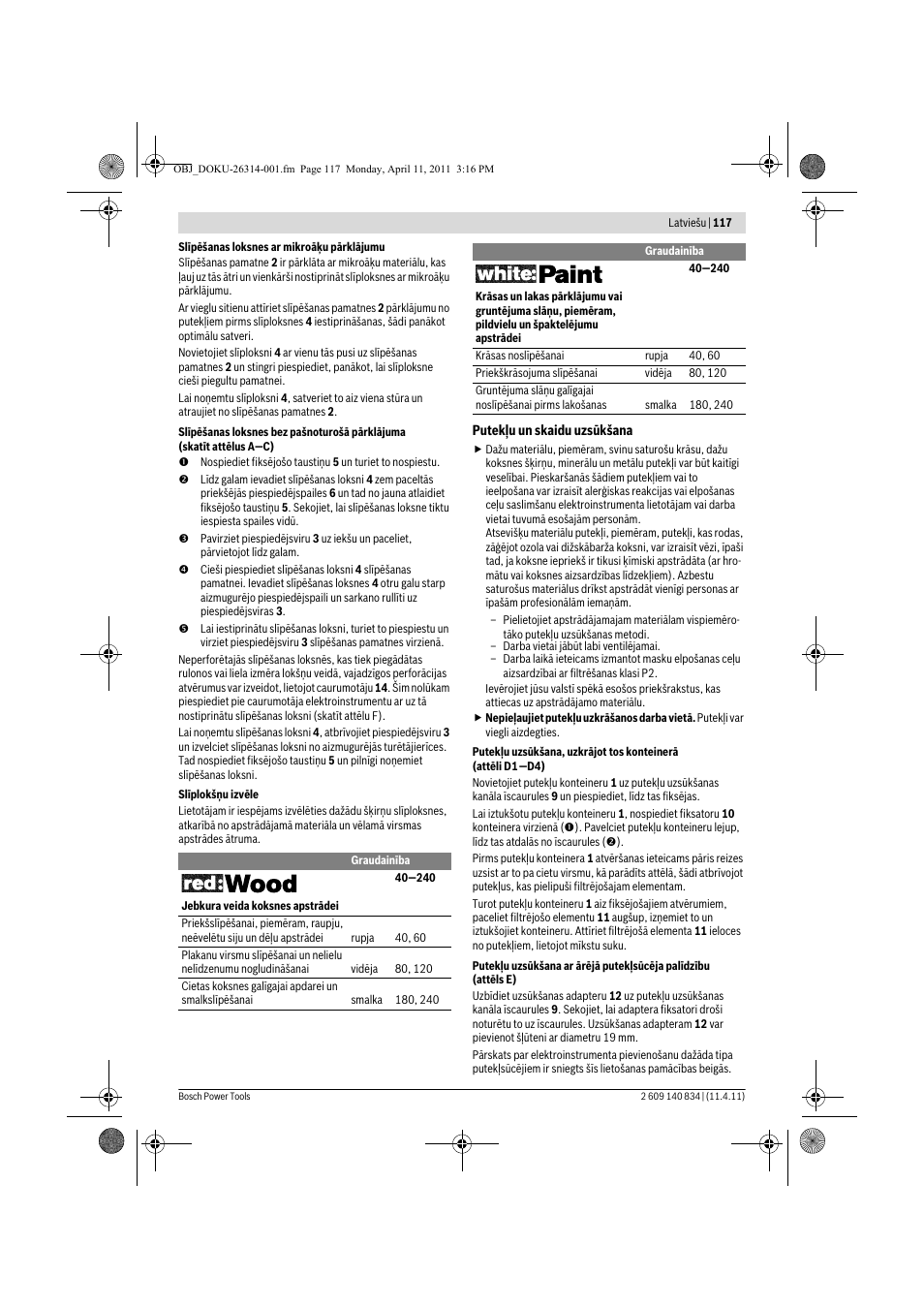 Bosch GSS 140 A Professional User Manual | Page 117 / 132