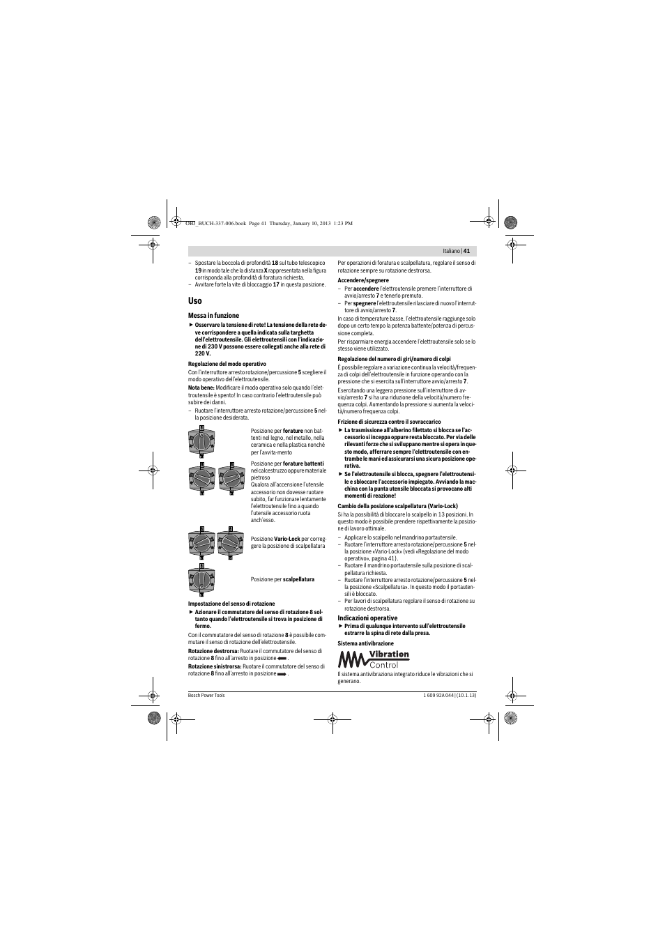 Bosch GBH 4-32 DFR Professional User Manual | Page 41 / 177