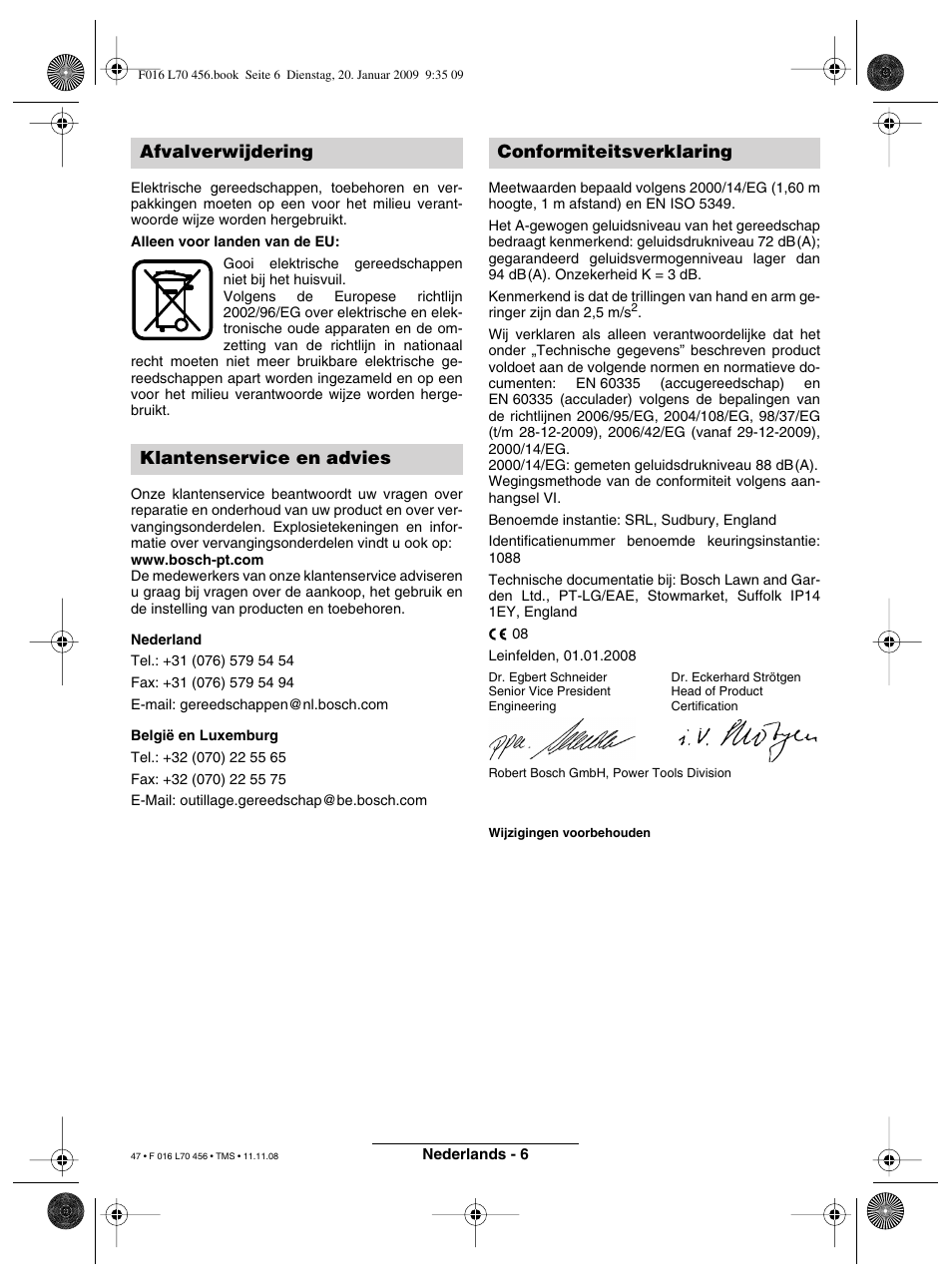 Bosch ART EASYTRIM Accu User Manual | Page 47 / 171