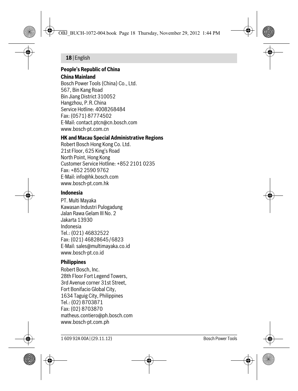 Bosch GLI 10,8 V-LI Professional User Manual | Page 18 / 177