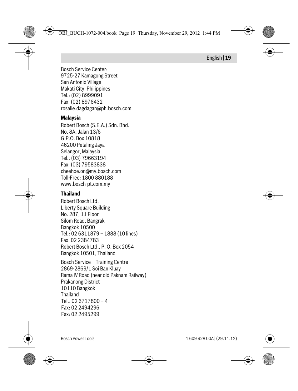 Bosch GLI 10,8 V-LI Professional User Manual | Page 19 / 177