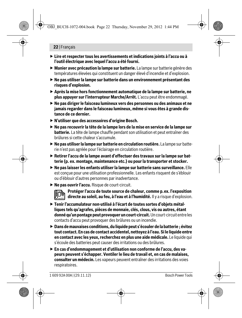 Bosch GLI 10,8 V-LI Professional User Manual | Page 22 / 177
