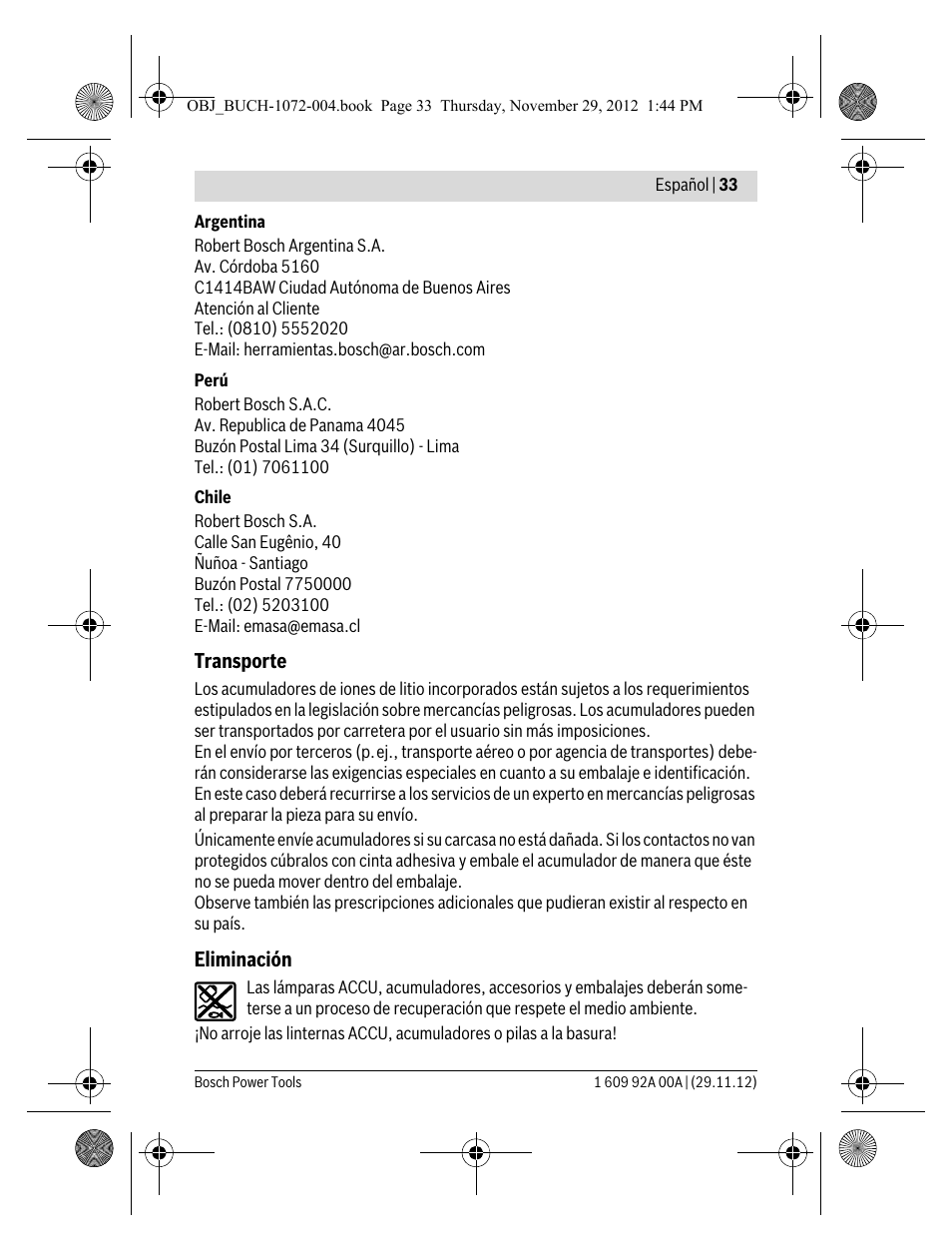 Bosch GLI 10,8 V-LI Professional User Manual | Page 33 / 177