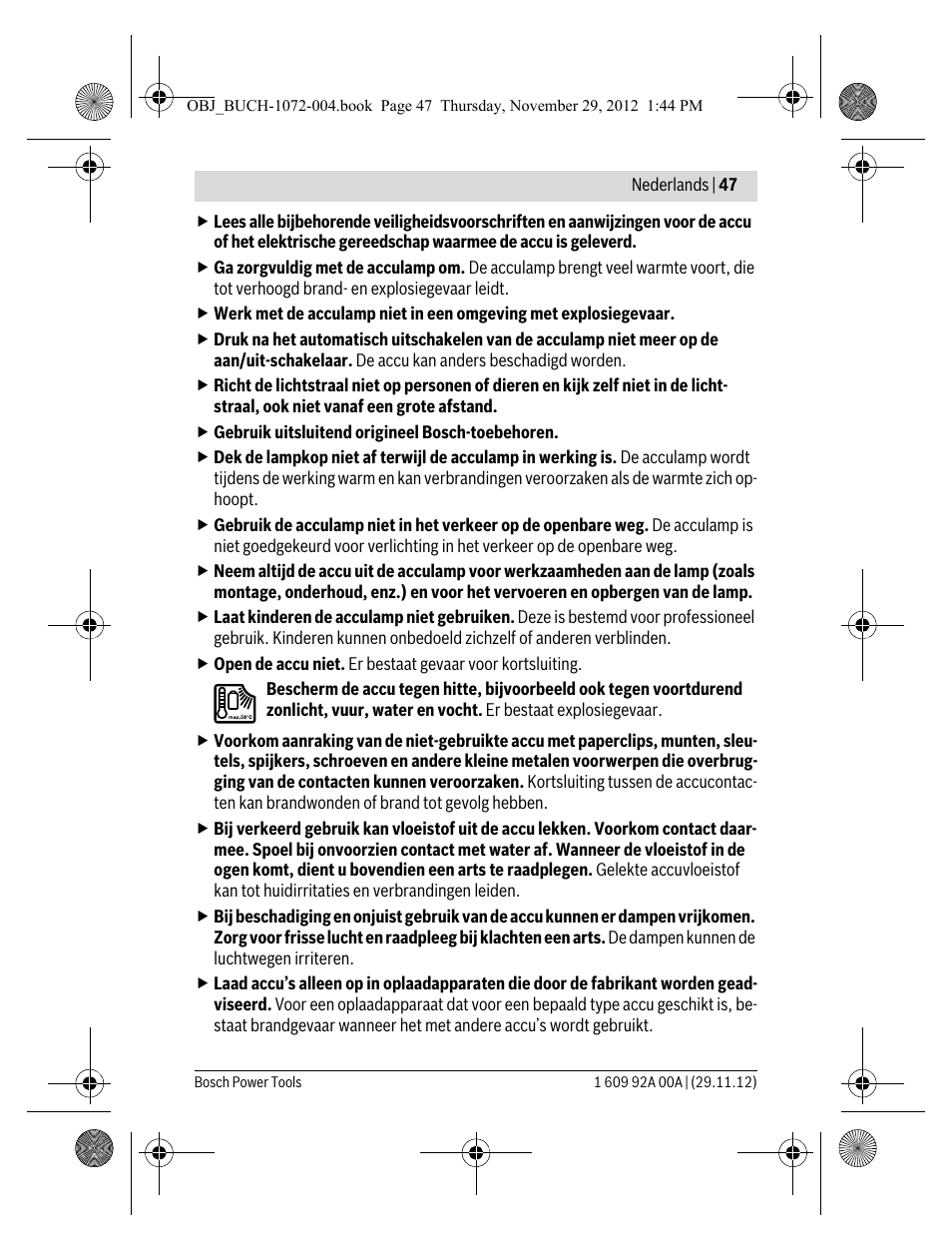 Bosch GLI 10,8 V-LI Professional User Manual | Page 47 / 177