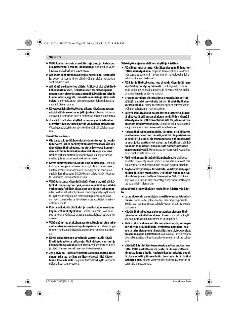 Bosch GBH 36 V-LI Compact Professional User Manual | Page 78 / 231