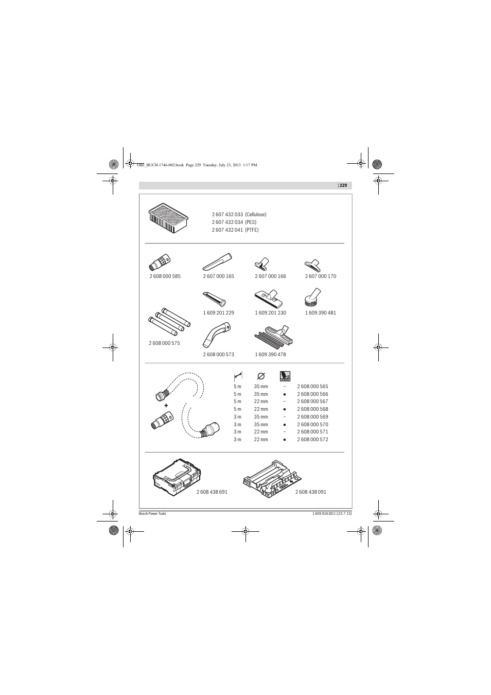 Bosch GAS 35 L AFC Professional User Manual | Page 229 / 229