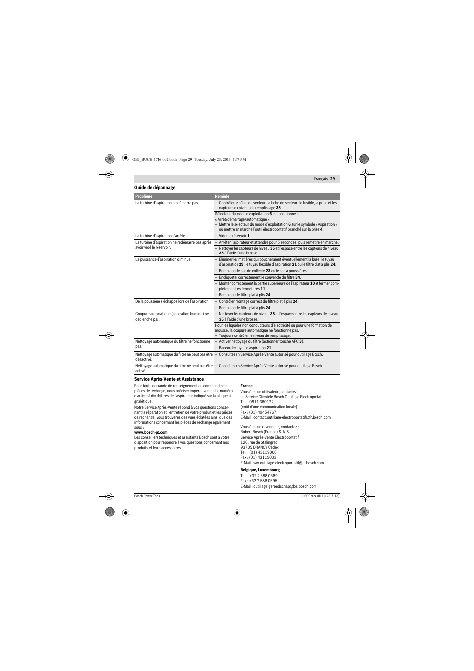 Bosch GAS 35 L AFC Professional User Manual | Page 29 / 229