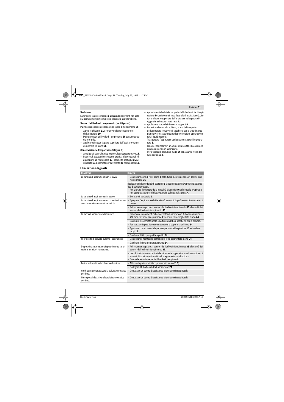 Bosch GAS 35 L AFC Professional User Manual | Page 51 / 229