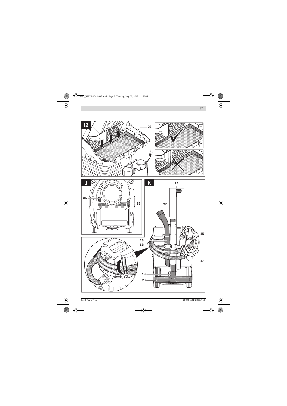 I2 j k | Bosch GAS 35 L AFC Professional User Manual | Page 7 / 229