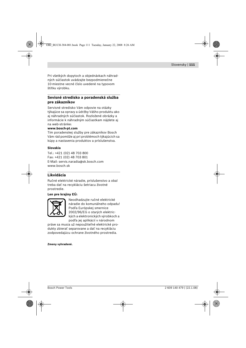 Bosch GSS 23 A Professional User Manual | Page 111 / 189