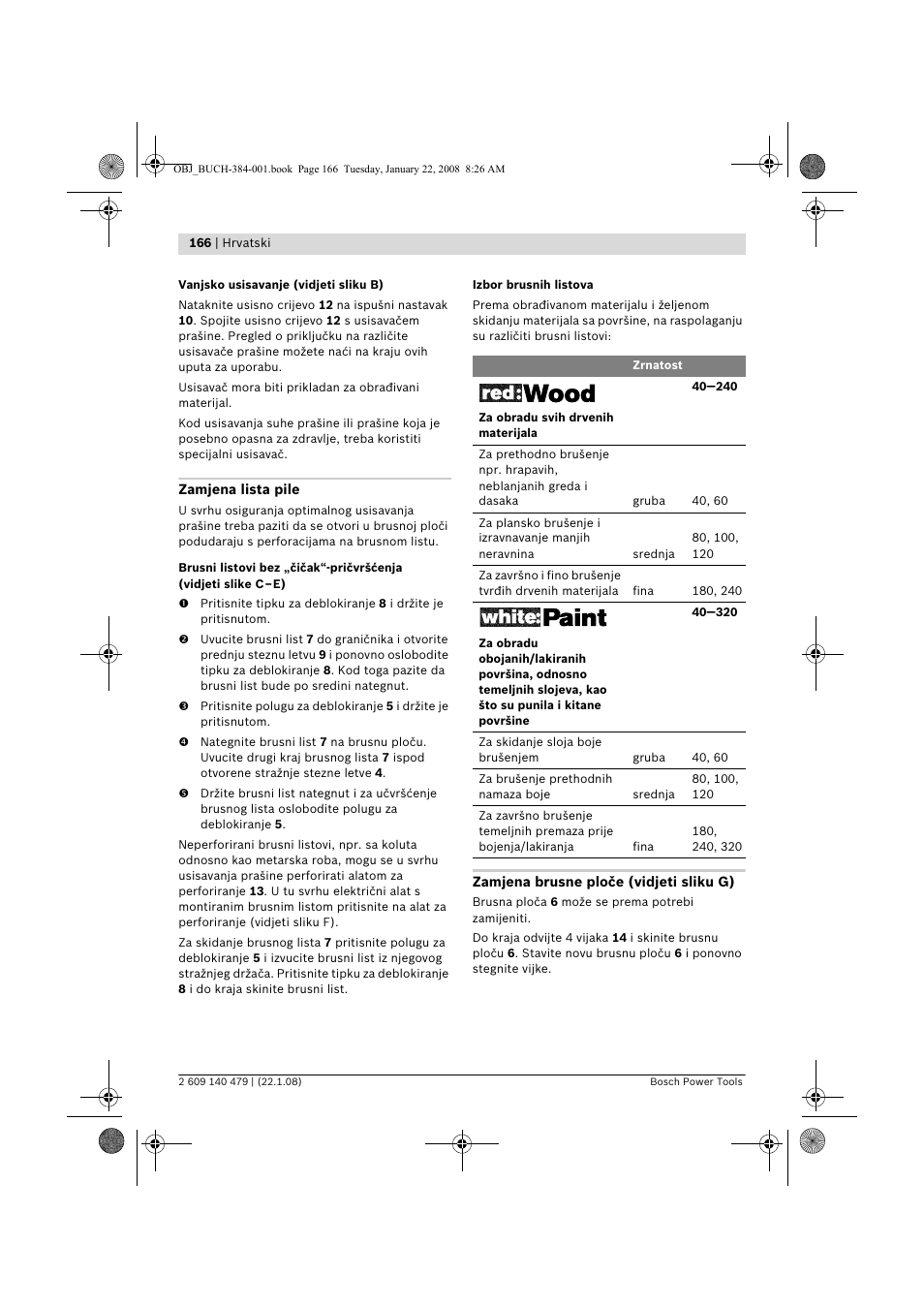 Bosch GSS 23 A Professional User Manual | Page 166 / 189