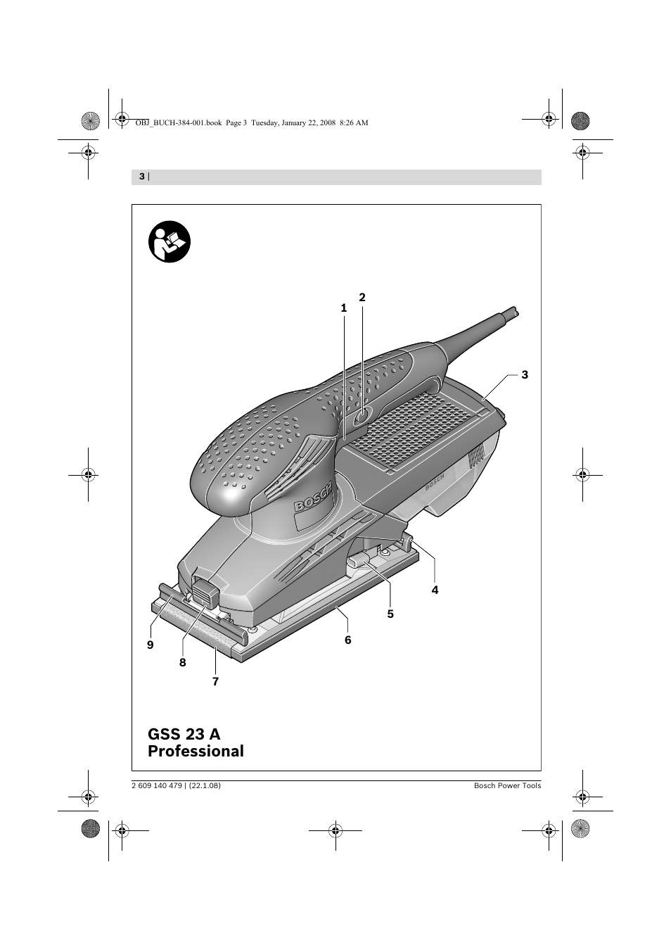 Gss 23 a professional | Bosch GSS 23 A Professional User Manual | Page 3 / 189