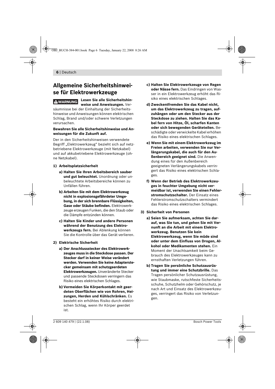 Bosch GSS 23 A Professional User Manual | Page 6 / 189