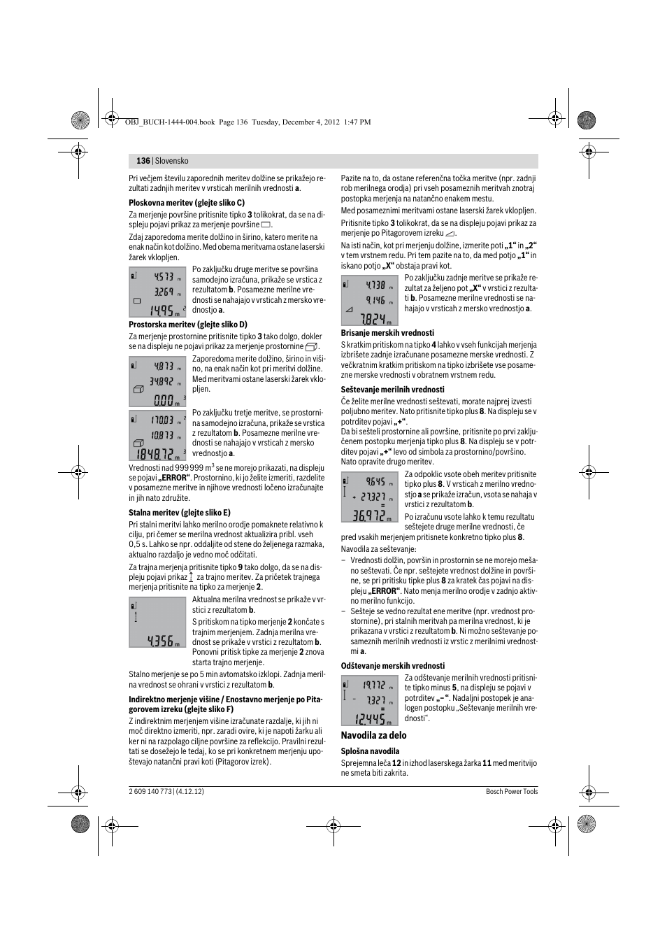 Bosch GLM 50 Professional User Manual | Page 136 / 189