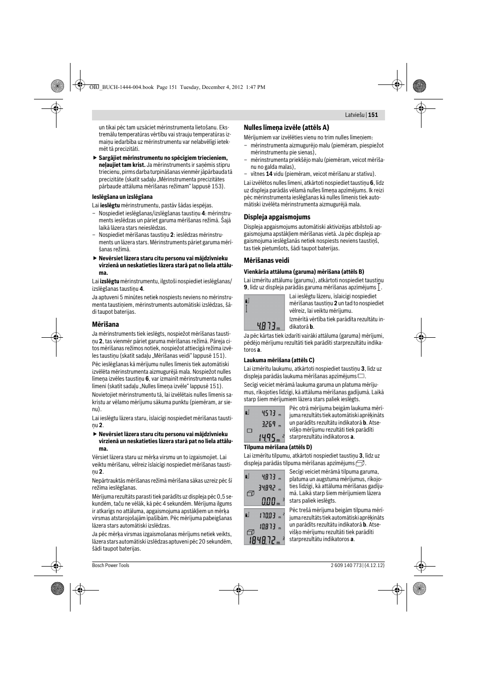 Bosch GLM 50 Professional User Manual | Page 151 / 189