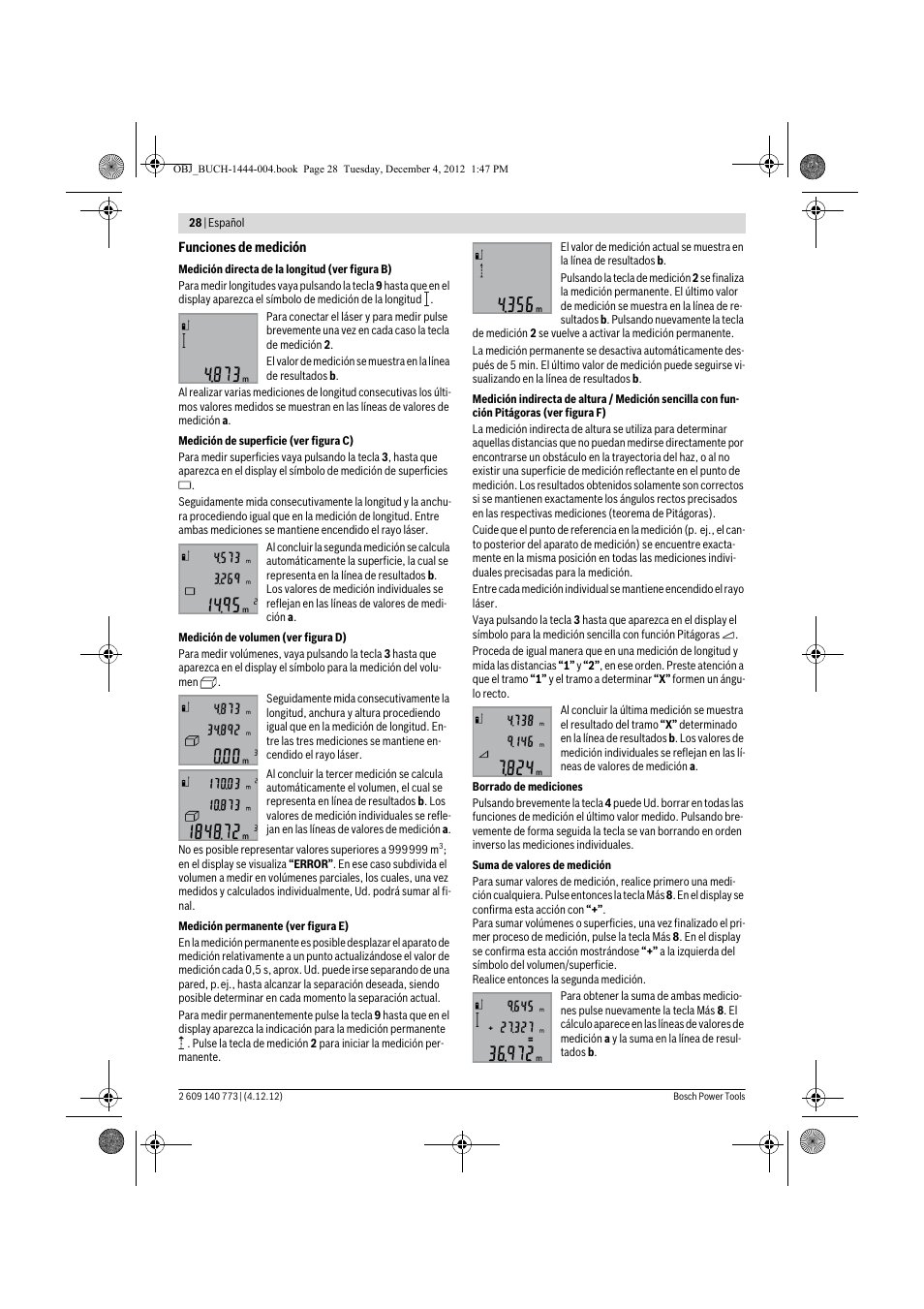 Bosch GLM 50 Professional User Manual | Page 28 / 189