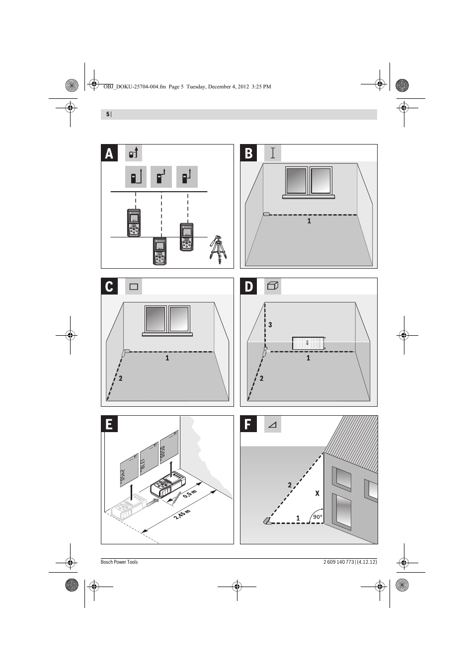 Bosch GLM 50 Professional User Manual | Page 5 / 189