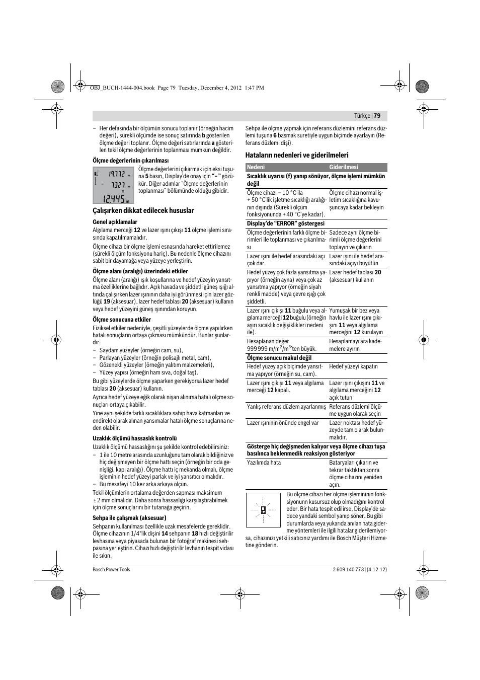 Bosch GLM 50 Professional User Manual | Page 79 / 189