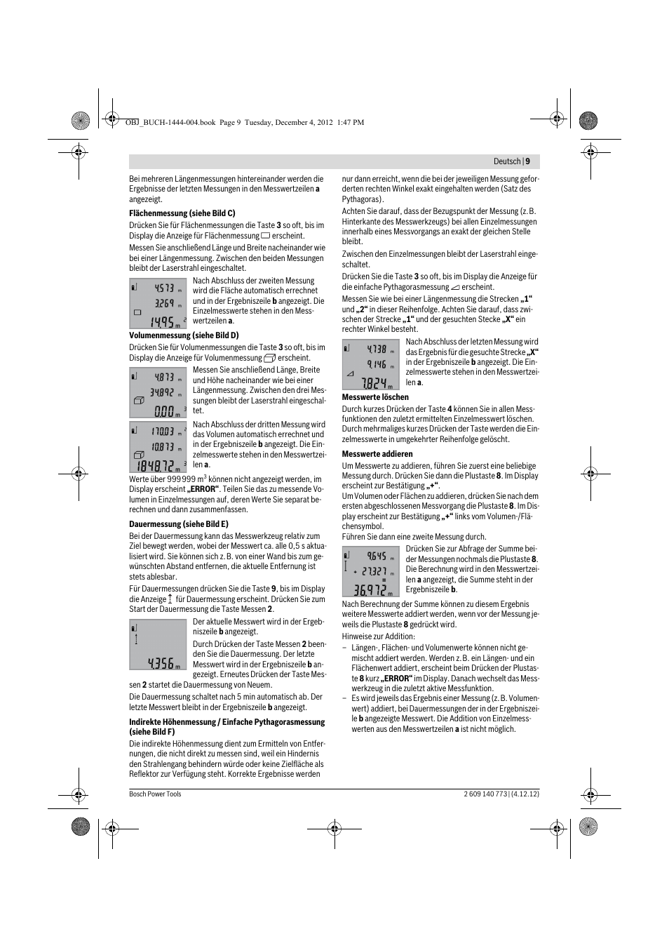 Bosch GLM 50 Professional User Manual | Page 9 / 189