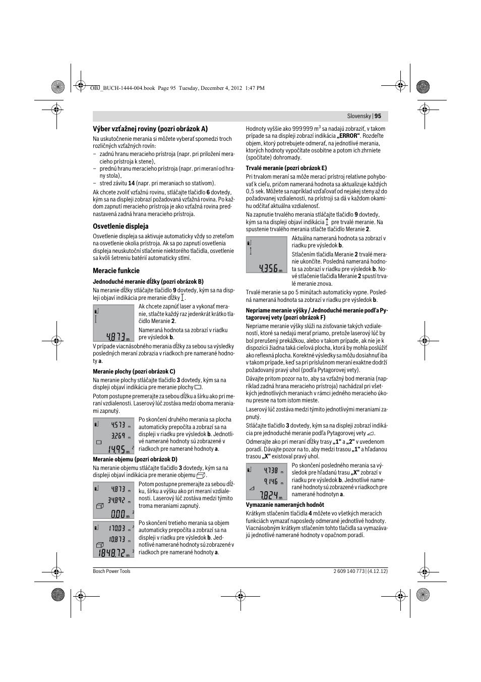 Bosch GLM 50 Professional User Manual | Page 95 / 189