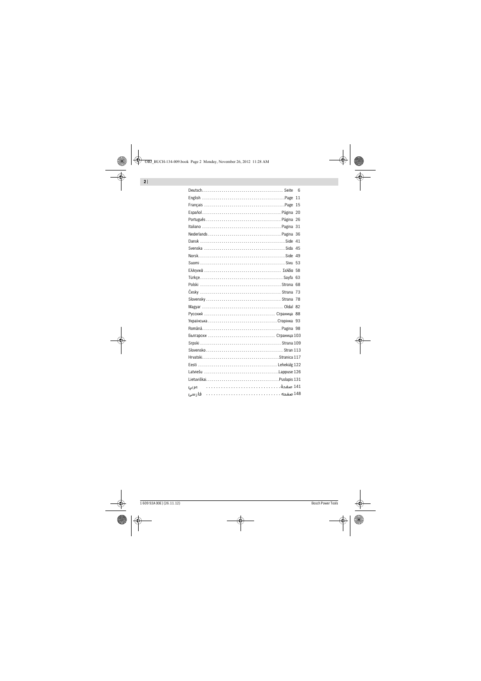 Bosch GWI 10,8 V-LI Professional User Manual | Page 2 / 148